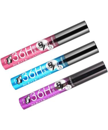 Angoily 3pcs Eyelash Mascara Extension Makeup Mascara Women Mascara Waterproof Mascara Eyelash Spoolies - Buy Online on SooperMarket.com