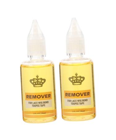 2 Hair Extension Glue Remover Lace Glue Remover Extension Tape Remover Wig Adhesive Glue Remover Lace Wig 30ml Remover Hair Glue Remover The Cross Plastic Wig Glue