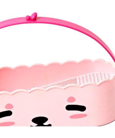 JAYIOLA 3 in 1 Makeup Brush Cleaner Bowl Cosmetic Brush Cleaning Tool Multifunctional Drying Rack for Beauty Salon pink - Buy Online on SooperMarket.com