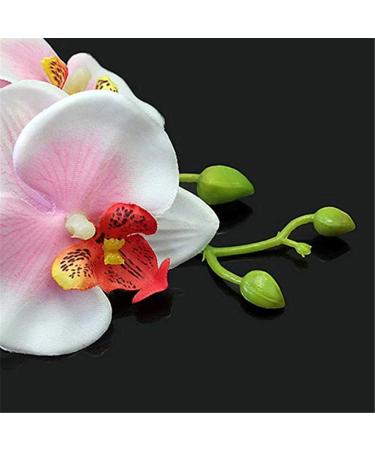 Bridal Orchid Flower Hair Clip Hawaii Hairpin Flower Brooch Barrettes Women Girls Hair Accessories for Wedding Prom Party Beach Travel - Red Excellent Quality and Popular Practical and Fashion - Buy Online on SooperMarket.com