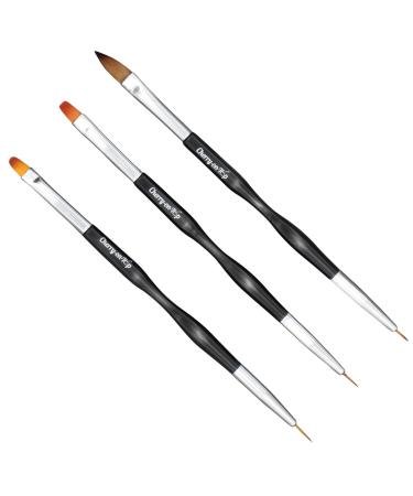 Nail Art Brushes Liner Brushes and Nail Varnish Brush Nail Brush for Nail Art Gel Nail Brush and Polygels