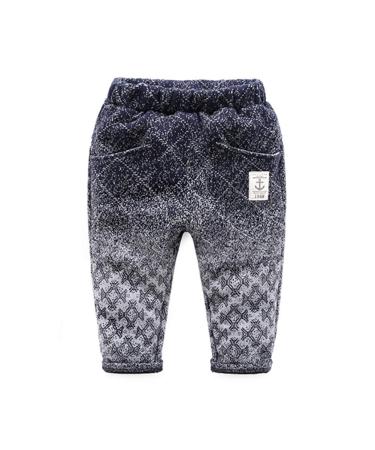 Mud Kingdom Little Boys Fleece Pants Tight Fit Warm Winter 3 Years Light Gray