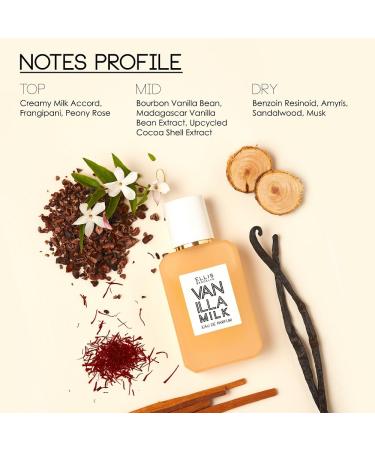 Ellis Brooklyn VANILLA MILK Eau De Parfum - Gourmand Perfume For Women with Creamy Milk Bourbon Vanilla & Sandalwood Vegan Perfume Made In The USA VANILLA MILK 0.33 Fl Oz (Pack of 1) - Buy Online on SooperMarket.com