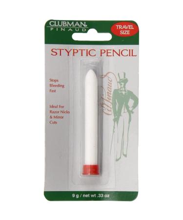 Clubman Styptic Pencil Travel Size 0.25 oz - Pack of 2 | Fast-Acting Skin Relief - Buy Online on SooperMarket.com