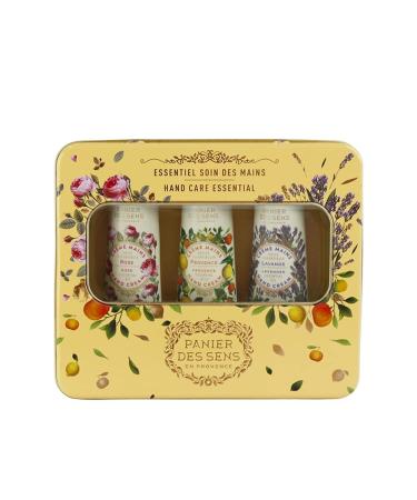 Panier des Sens Hand Cream Gifts for Women - Hand creams gift set  3 hand lotions Lavender  Rose & Provence - Made in France - 3 x 1Floz Lavender  Provence & Rose