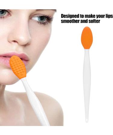 Silicone Nose & Lip Exfoliating Brush for Deep Cleaning and Blackhead Removal - Orange - Buy Online on SooperMarket.com