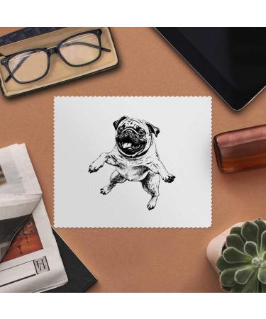 2 x Jumping Pug Microfiber Cleaning Cloths - Ultra Soft Highly Absorbent | International Shipping Available - Buy Online on SooperMarket.com