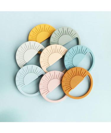 Buy Easy-to-Clean Semicircle Silicone Baby Teether Healthy & Ergonomic Design for Babies | International Shipping - Buy Online on SooperMarket.com