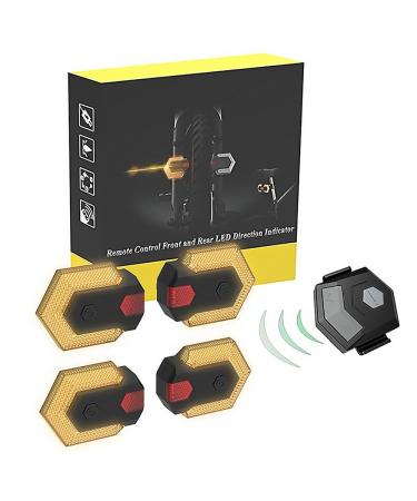 NITEBEAM CarryBright CBX4 Bicycle Turn Signals with Smart Wireless Remote Control Bike Direction Indicator with Horn