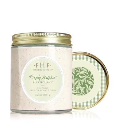 FarmHouse Fresh Finely Awake Plantfoliant Silkening Face Cleansing Polish, 6 oz