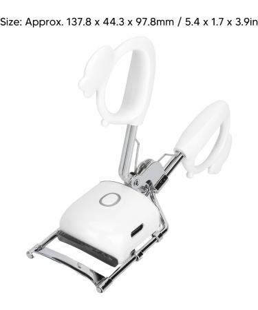 Heated Eyelash Curler with 2 Adjustable Temperature Settings for Long Lasting Curling Curved Design with Gentle Silicone Pad (Socobetafa0wr9u54n-11) - Buy Online on SooperMarket.com