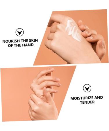 Gogogmee 2 Pairs Hand Exfoliant Cover Moisturizing Gloves Hand Dead Skin Remover Nourishing Hand Cover Hand Care Mask for Hand Moisturizing Gel Socks Non-Woven Fabric White - Buy Online on SooperMarket.com