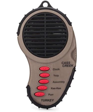 Cass Creek Ergo Turkey Call, CC969, Handheld Electronic Game Call, Compact Design, 5 Calls In 1, Expert Calls for Everyone