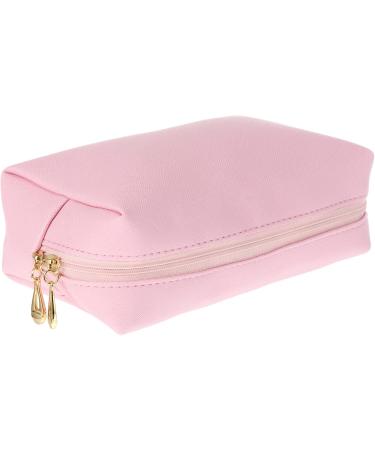 Cabilock 2-Pack Cosmetic Makeup Bags - Stylish Travel PU Bags for Women - Pink 17x10.5x6cm - Buy Online on SooperMarket.com