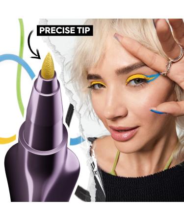 Urban Decay 24/7 Inks Liquid Eyeliner Pen - Water-Resistant, Smudge-Resistant, All Day Wear - Vegan Formula - Precision Tip - Oil Slick (Gunmetal Shimmer) - Buy Online on SooperMarket.com