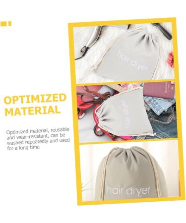 NOLITOY 8 Pcs Hair Dryer Storage Bag Anti-scratch Bags Storage Organizers Canvas Drawstring Bags Fabric - Buy Online on SooperMarket.com
