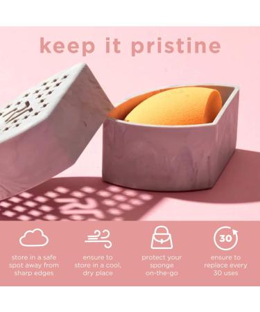 Real Techniques Expert Blending Duo Makeup Sponge & Application Pad | Buy Online - International Shipping Available - Buy Online on SooperMarket.com