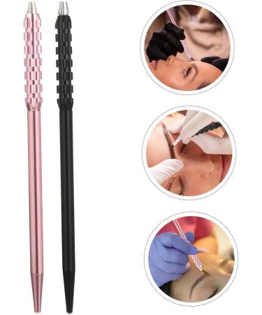 Mikinona Eyebrow Needle Pen 2pcs Embroidery Pen Brow Pencil Eyebrow Pen Embroidered Tattoos Tool Fogging Manual Pen 1 count (Pack of 1) Black - Buy Online on SooperMarket.com