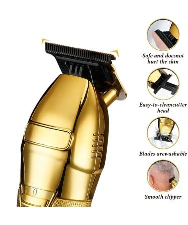 MAYiT Hair Clippers for Men | Professional Rechargeable Trimmer with 4X Guide Combs | Washable Grooming Tool - Silver - Buy Online on SooperMarket.com
