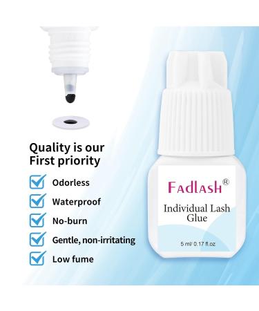 Individual Lash Glue for DIY Cluster Lashes - Fast Drying 3-5 Seconds Long Lasting 7-15 Days 5ml - Ideal for Eyelash Extensions - Buy Online on SooperMarket.com