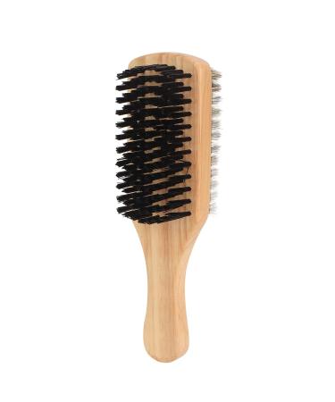 2PC Bartbrush Set - Soft Double-Sided Mustache & Facial Shaving Brushes for Men | Knot Removal Grooming Tool for Home & Salon - Buy Online on SooperMarket.com