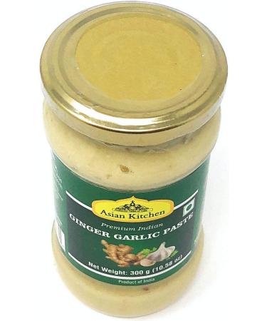 Authentic Indian Ginger Garlic Cooking Paste 10.5oz Glass Jar - Vegan, Gluten-Free, Non-GMO - 300g (Pack of 1) - Buy Online on SooperMarket.com