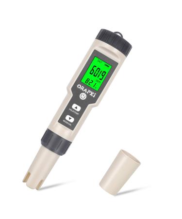 Digital Salinity Tester for Salt Water - Waterproof IP67 Salinity Meter with ATC Large Range 0-200ppt Saltwater Tester for Seawater, Aquariums, Marine Monitoring, and Koi Fish Pond by ORAPXI