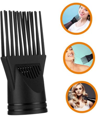 Didiseaon 10 Pcs Hair Dryer Comb Hair Blower Nozzle Hair Blow Dryer Comb Hair Dryer Attachment Nozzle Hair Dryer Front Nozzle Universal Diffuser Blow Dryer with Comb Adapter Plastic Modeling 13x6cmx2pcs Blackx2pcs - Buy Online on SooperMarket.com