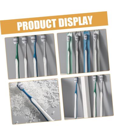 Eco-Friendly Kombiiuda Manual Toothbrush Set - 4 Reusable Men's Travel Brushes for Camping & Home - Buy Online on SooperMarket.com