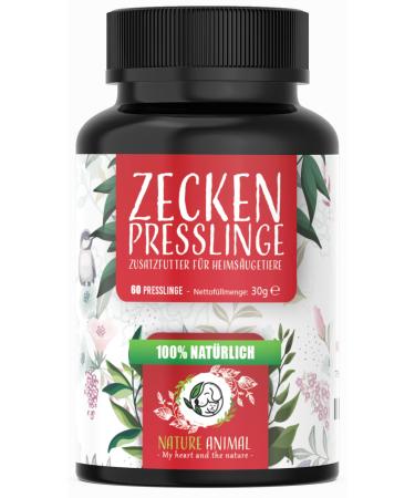 NEW: Nature Animal Tick Protection Pressures for dogs + cats with immediate effect - tick defense for your pet - natural treatment highly effective 1 piece