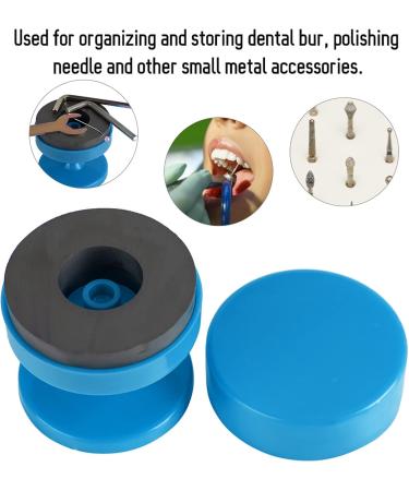 Magnetic Cup Holder for Tooth Drills - Easy Storage & Organization | Dental Lab Accessories in 2 Colors - Buy Online on SooperMarket.com