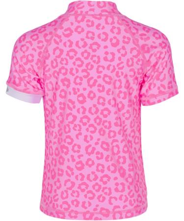 Juja UV Protective Bathing Shirt for Kids Short Sleeve Swimwear for Boys & Girls Blocks 98% UVA/UVB Rays Eco-Friendly Recycled PET Pink Animal Design (Size 98-104) - Buy Online on SooperMarket.com