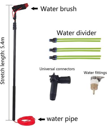 Window Cleaning Equipment Teleswindow Cleaner Extendable Window Cleaning Pole Water Fed Poles Conservatory Roof Cleaner Window Cleaning Brush/30Cm Brush/8M 55cm Brush Head 5M/17FT - Buy Online on SooperMarket.com