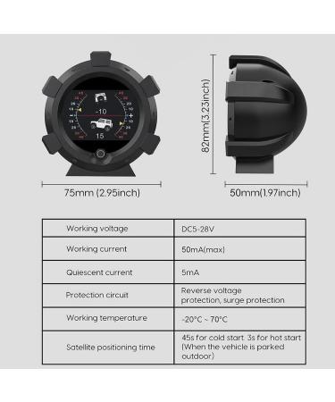 Wosieue X95 Head-Up Display HUD GPS Vehicle Speed Display Inclinometer Universal Durable - Buy Online on SooperMarket.com