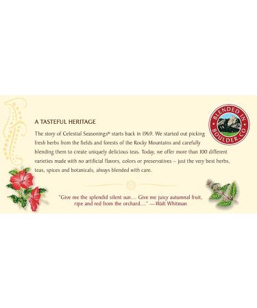 Celestial Seasonings Red Zinger Herbal Tea - Caffeine Free, 20 Bags (1.7 oz) - Buy Online on SooperMarket.com