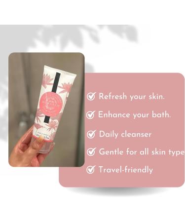 Durance Les Eternelles Natural Shower Gel For Women (200ml) Delicate Water Lily Fragrance - Women's Body Wash | Nourishes Gently Cleanses Hydrates & Softens Skin - Buy Online on SooperMarket.com