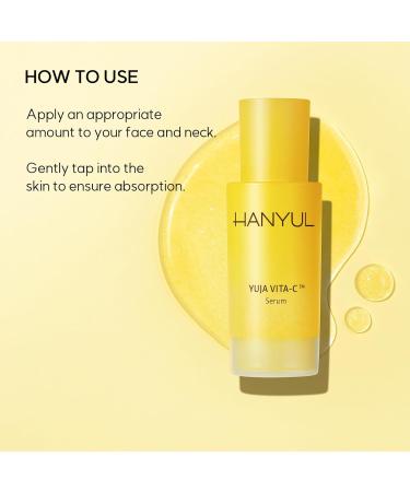 HANYUL Yuja Vitamin C Face Serum - Brightening & Firming Facial Treatment with Vitamin C Capsules | 1.01 fl. oz. - Shop Internationally - Buy Online on SooperMarket.com