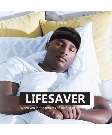 2PCS Men's Silky Stocking Wave Cap Set for Good Compression Over Durag - Black (Thick Hair Style) - Buy Online on SooperMarket.com