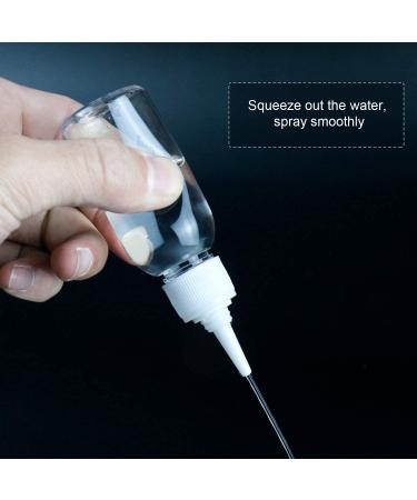 1oz Clear Plastic Bottles with Twist Top Cap 12 Pack BPA-Free - Ideal for Hair Oils - Includes 12 Labels - Buy Online on SooperMarket.com