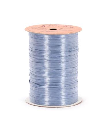 Berwick Offray Pearlized Blue Raffia Ribbon  1/4'' Wide  100 Yards