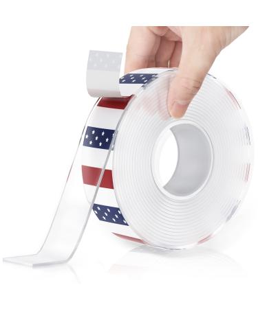 Lancord Double Sided Tape Heavy Duty Nano Tape  Strong Mounting Tape Adhesive Tape  Removable Clear Two Sided Tape Double Stick Wall Tape Picture Hanging Strips Extra Large 10FT x 1