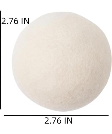 Buy Eco-Friendly Wool Dryer Balls - 6-Pack Reusable Anti-Static Laundry Balls for Pet Hair Removal & Faster Drying - Buy Online on SooperMarket.com