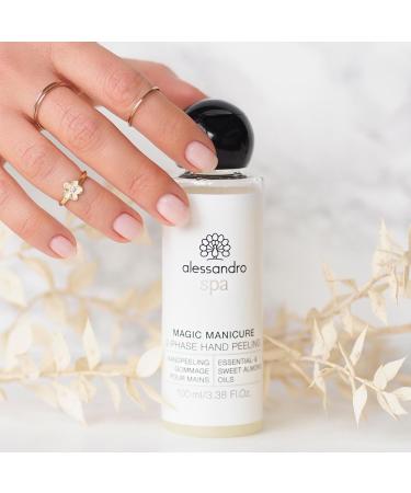 Alessandro Spa Magic Manicure 2-Phase Peeling - Hand Peeling & Care with Almond Oil 100ml | International Shipping Available - Buy Online on SooperMarket.com
