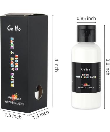 Go Ho Makeup Liquid Body Paint (2.1 oz) - Red Water Based Face & Body Paint for Special FX, Cosplay & Halloween - Buy Online on SooperMarket.com