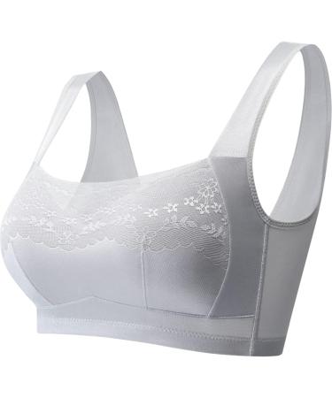 Mastectomy Silicone Breast Prosthesis for Women - Post-Operative BHS Sexy Pointed Bralette with Complete Cover & Bags - XL Gray - International Shipping Available - Buy Online on SooperMarket.com