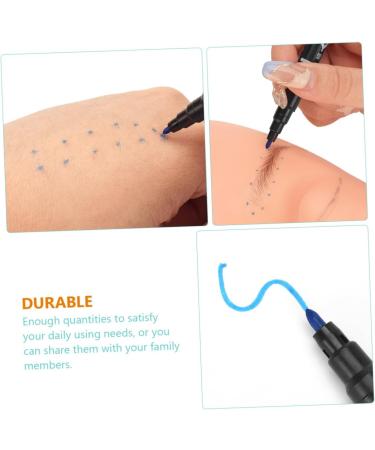 Baluue 10pcs Pen Pen Waterproof Brow Pencil Brow Pen Tool Pen Plastic Blue 13.9x1.8cm Blue - Buy Online on SooperMarket.com