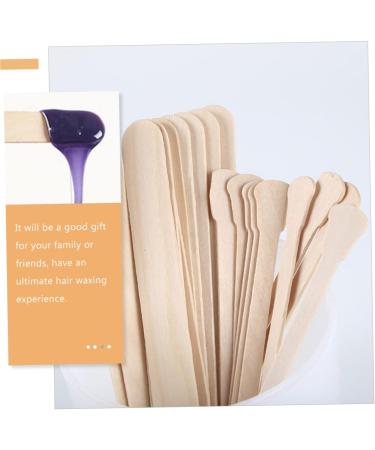 Fomiyes 400 pc Waxed Wooden Sticks for Kids - Tinkering Tools & Wax Applicators for Hair Removal | Multi-Purpose Wood Wax Spatula Accessories - Buy Online on SooperMarket.com