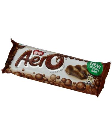 Nestle Aero Milk Chocolate Bar 1.4oz (27g), Pack of 12 - Delicious Airy Chocolate Treat - Buy Online on SooperMarket.com