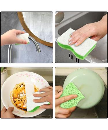 10 Natural Kitchen Sponges - Eco-Friendly Coconut & Cellulose Sponges for Sustainable Living - Buy Online on SooperMarket.com