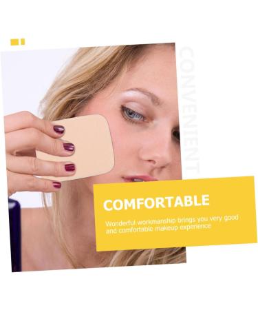 Mikinona 2 Sets Puff Makeup Sponge Wedges Cushion Foundation Puff Makeup Sponge Holder Powder Puffs for Women Beauty Sponge Women Products Concealer Sponge Square Girl Supplies - Buy Online on SooperMarket.com
